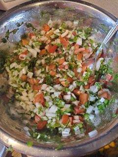 A picture of Pico de gallo.