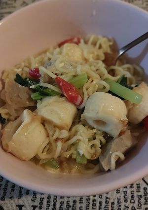Foto resep Mie nyemek cabe iris
