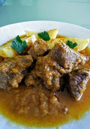 Borjúpörkölt recept fotója