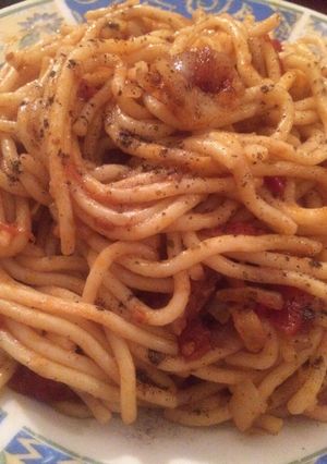 صورة لوصفة معكرونة البندورة