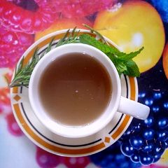 A picture of Tamarind(ukwaju)& herbal tea.
