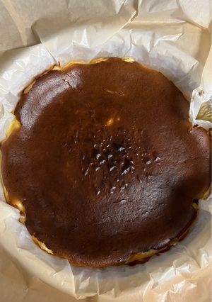Foto resep Homemade Basque Burnt Cheese Cake