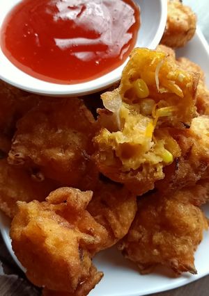 Gambar Cucur Jagung Lembut #ChefZam