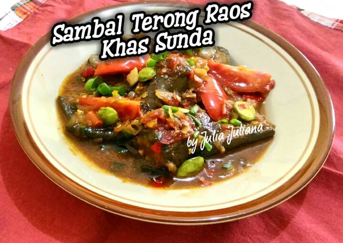 356. 🍆 Sambal Terong Raos Khas SUNDA 🌶