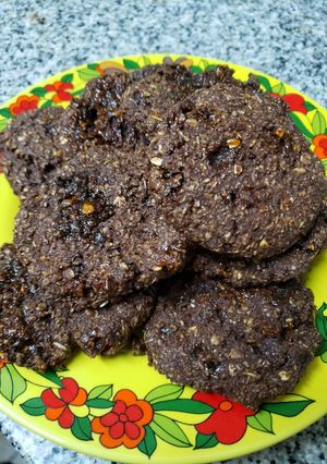 Una foto de Galletas de avena y cacao