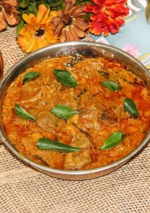 A picture of Pork Bafat / Mangalorean Style Pork Masala.