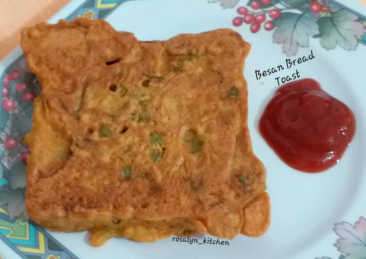 How to Make Super Quick Homemade Besan Bread Toast