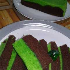 รูปของ Brownies kukus 2 layer