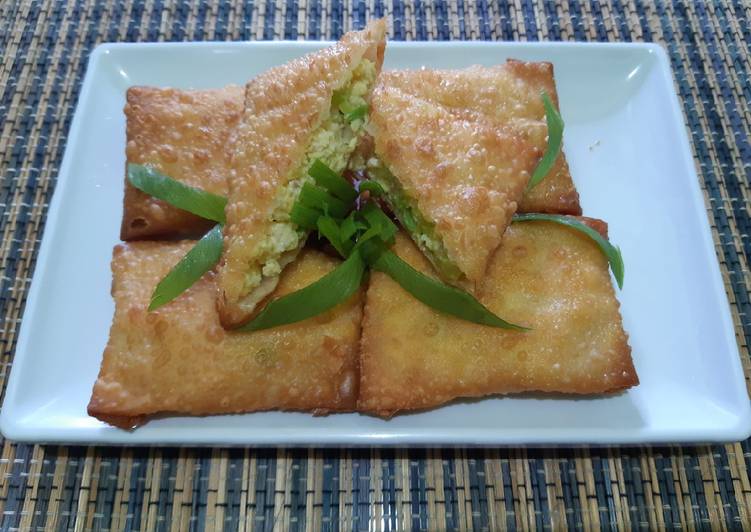 Martabak ayam kulit pangsit