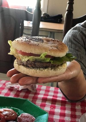 Una foto de Pan casero para hamburguesas