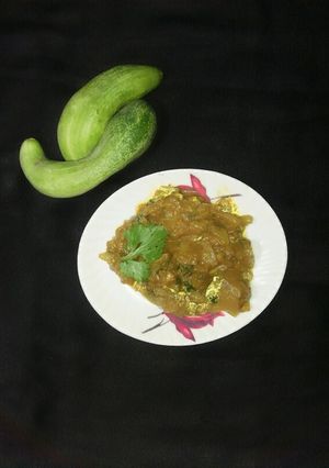 खीरा की सब्जी (Kheera ki sabzi recipe in Hindi) रेसिपी मुख्य फोटो