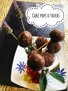 Una foto de Cake pops o trufas