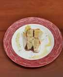 Endibias con salmón ahumado y queso brie