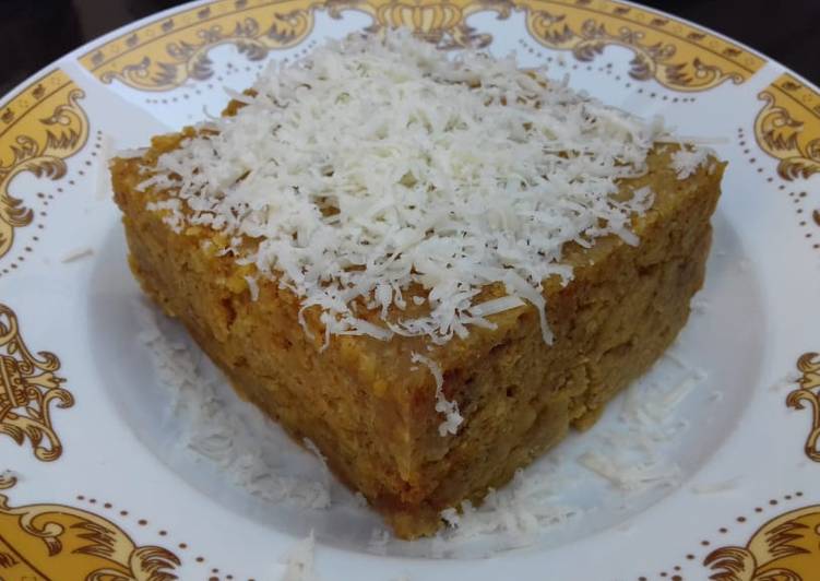 Banana Chesee Cake Eggless with Brown Sugar