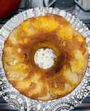 Torta invertida de manzana (con harina integral)