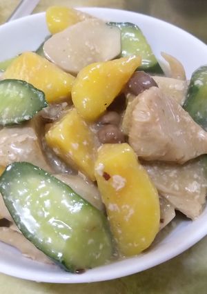 蕈菇燴雙瓜 的食譜成品照片