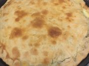 Una foto de torta gallega