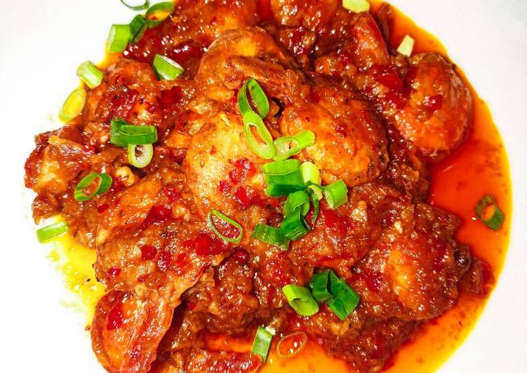 Resep Udang goreng saus padang yang Sempurna
