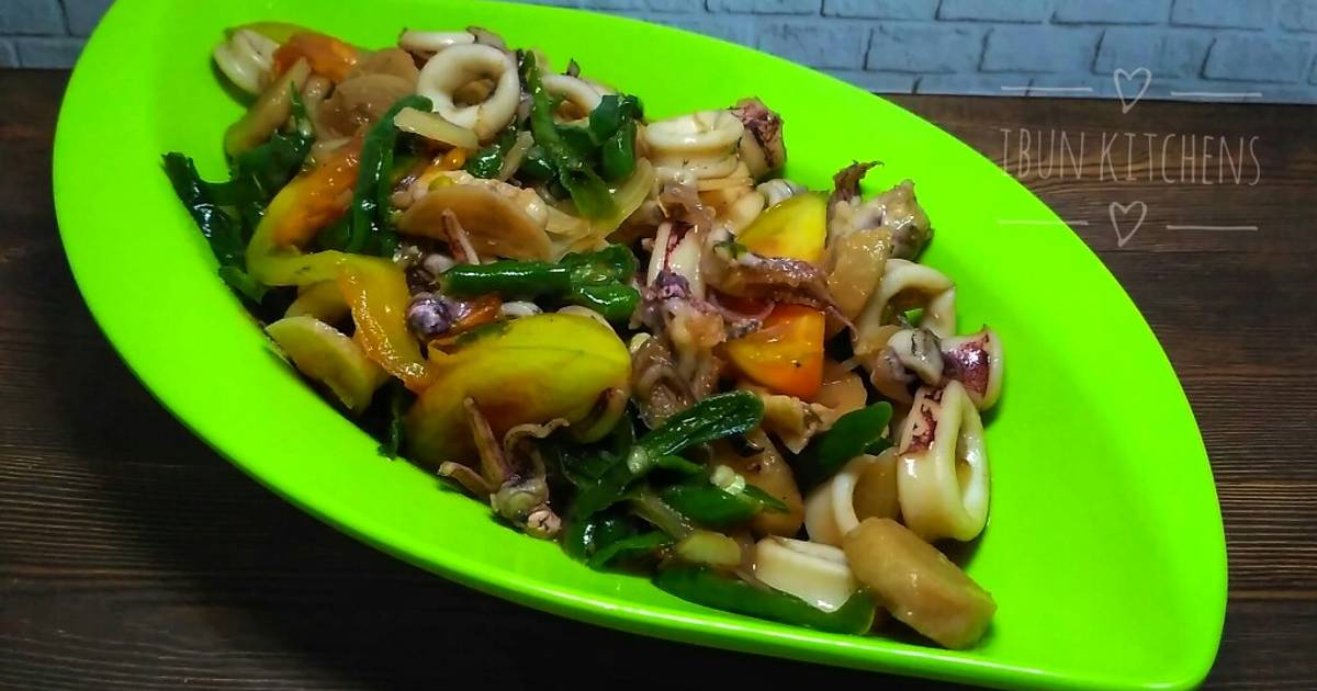 Resep Oseng Cumi Lombok ijo oleh Chawliza - Cookpad