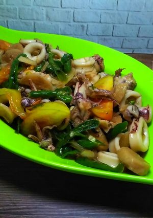 Foto resep Oseng Cumi Lombok ijo