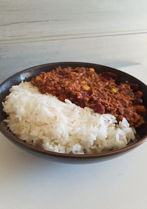 Une photo de Chili con carné rapide