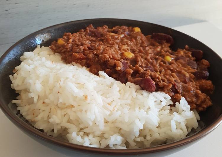 Recette: Chili con carné rapide