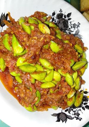 Foto resep Sambal goreng teri kering dan pete