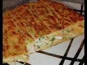 Una foto de sandwich queso azul