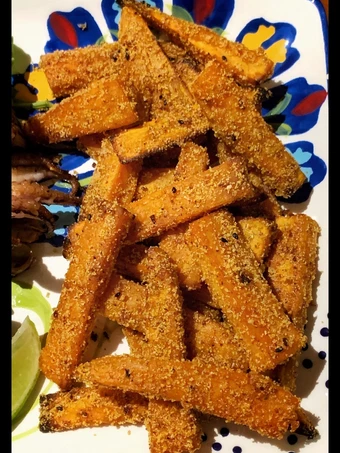 Simple Way Make Recipe Sweet potato chips that is Can Pamper Your Tongue, Can Spoil the Tongue}