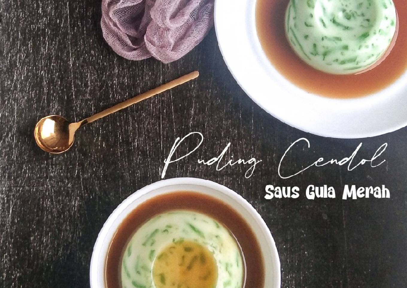 Puding Cendol Saus Gula Merah