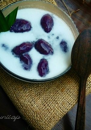 Foto resep Bubur candil ubi ungu