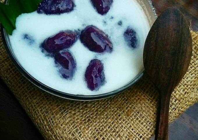 Bubur candil ubi ungu