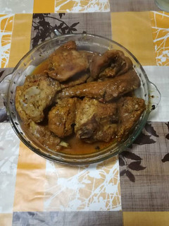 Una foto de Conejo fácil a la mexicana al horno y en la olla GM g