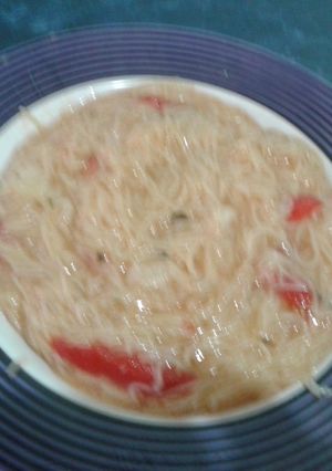 Una foto de Sopa seca "María Luisa"