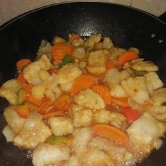 A picture of Sweet and sour fish.