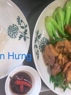 Hình của món Gà Ta Hấp Nước Mắm.