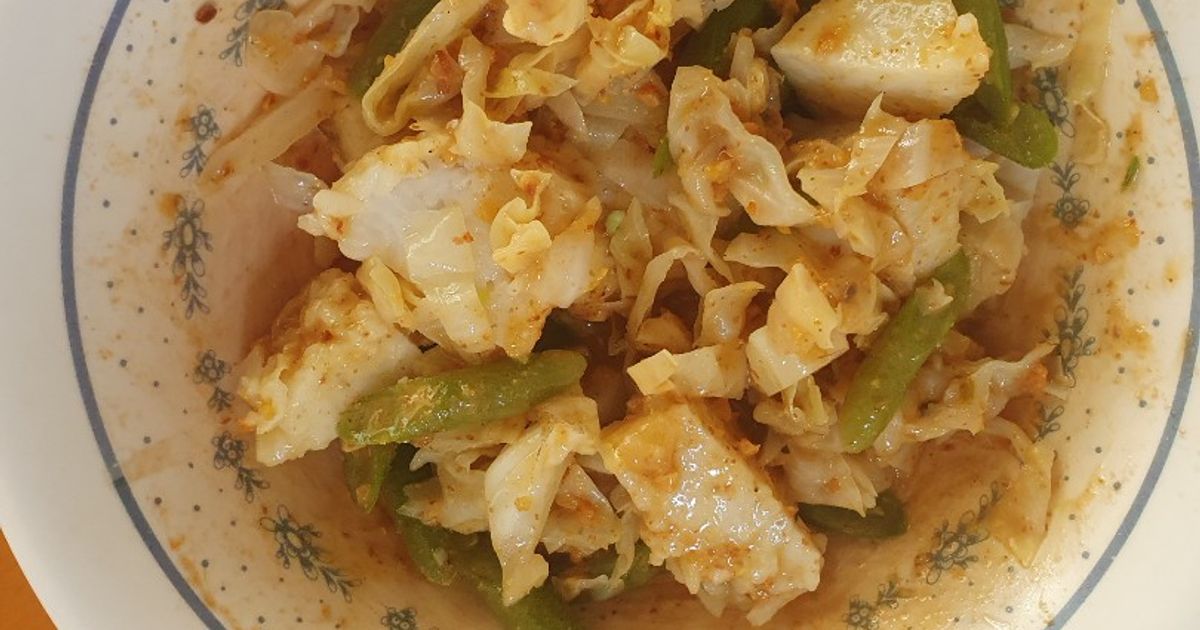 Ketupat gado-gado (versi simple)