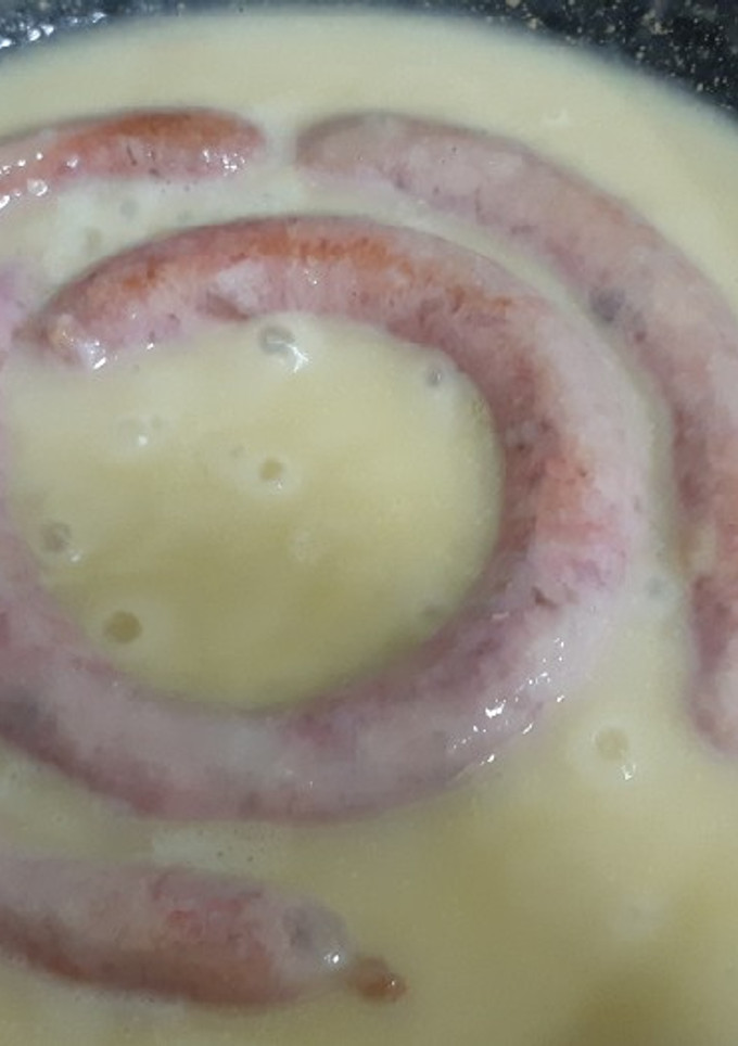 Una foto de Salchichas al vino