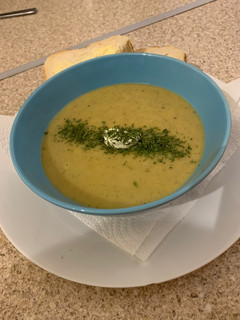 A picture of Curried Parsnip Soup.