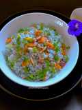 Blue Fried Rice