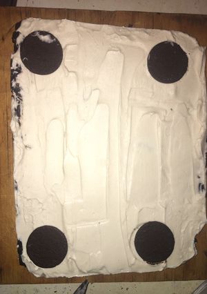 Una foto de Postre de galleta oreo