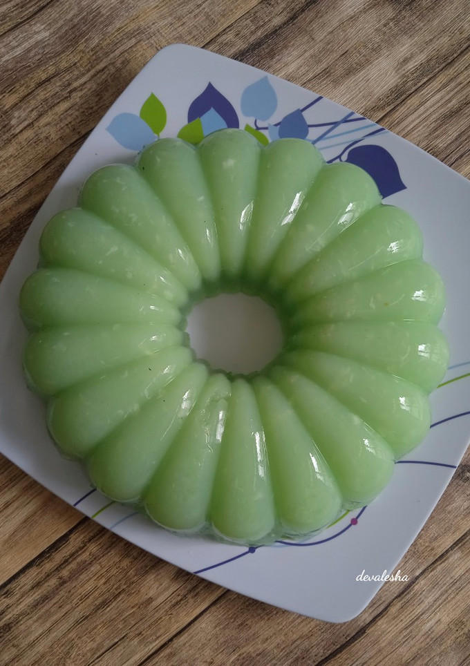 Foto resep Puding Busa Jeruk Nipis