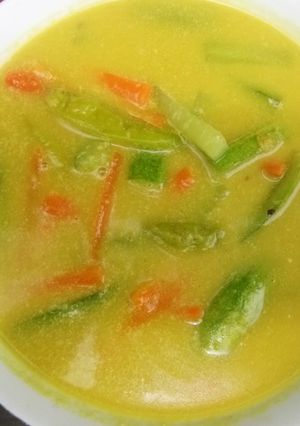 Foto resep Acar wortel timun kuah santan