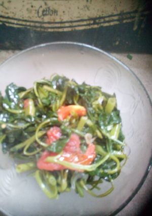 Foto resep Tumis kangkung simple ala indri