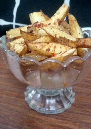 A picture of Desi french fries.