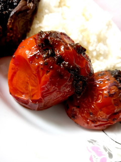 عکسی از دستور گوجه شکم پر