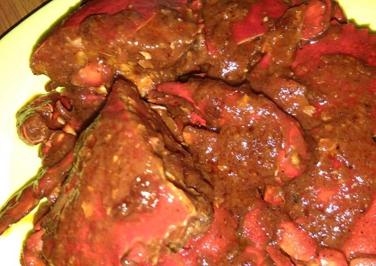 Resep Kepiting lada hitam, Lezat Sekali