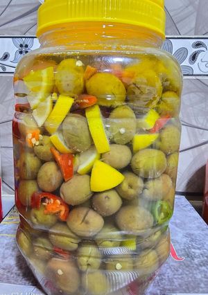 صورة لوصفة مونة الزيتون الأخضر