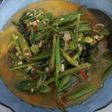 11. Tumis kangkung dan bunga bawang ala saya