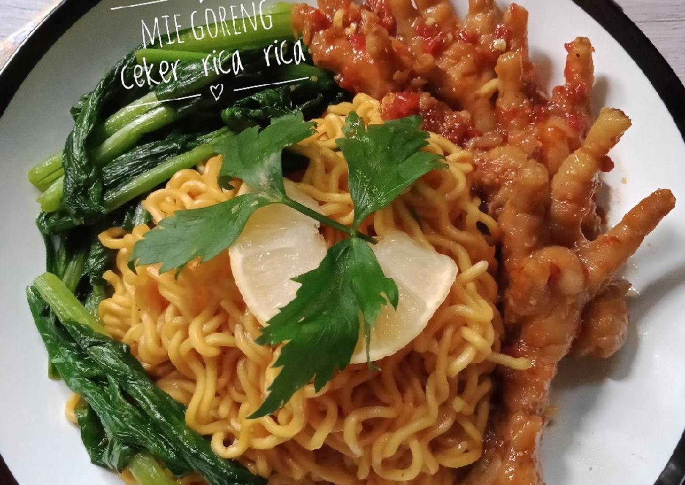 Mie Goreng Ceker rica rica